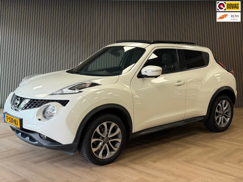 Nissan Juke 1.2 DIG-T S/S Tekna PANORAMADAK CAMERA NAVIGATIE LEDER STOELVERWARMING CRUISE AIRCO
