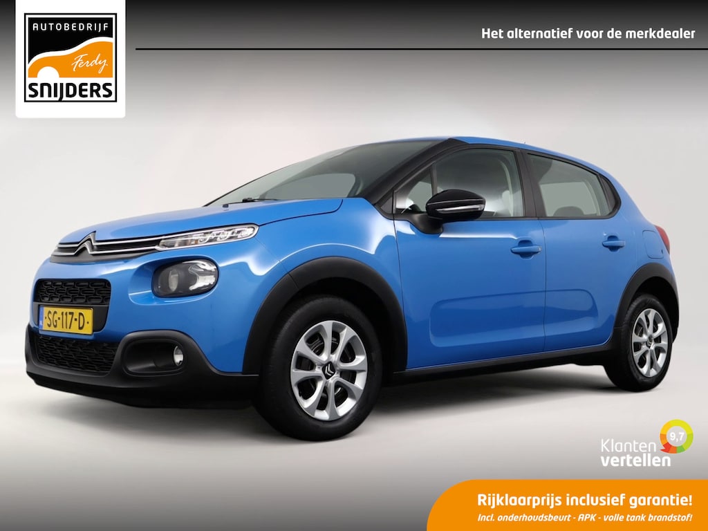 Citroën C3 1.2 PureTech Feel, Orig.NL - 100% Onderhouden | Navi | Apple Car Play | Cruise | Airco - RIJKLAAR + BOVAG GARANTIE
