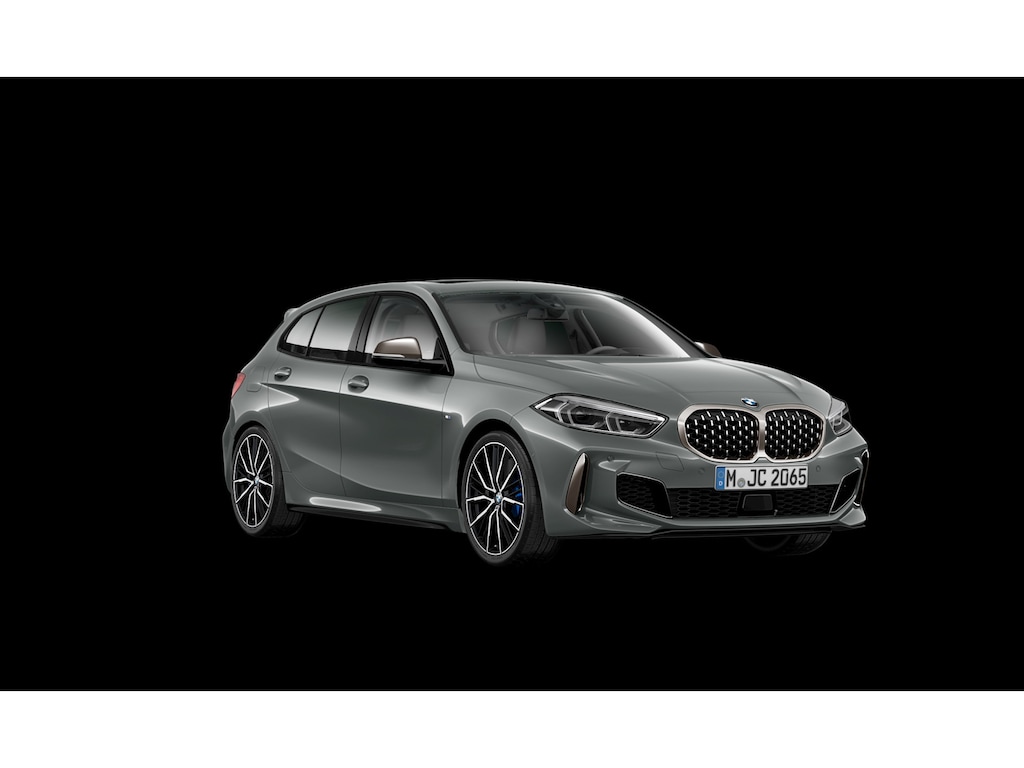 BMW 1-Serie M135i xDrive | Live Cockpit | Panorama | Leder | Memory | H&K | Head-Up | Camera | 19"LM | Skyscraper Grey