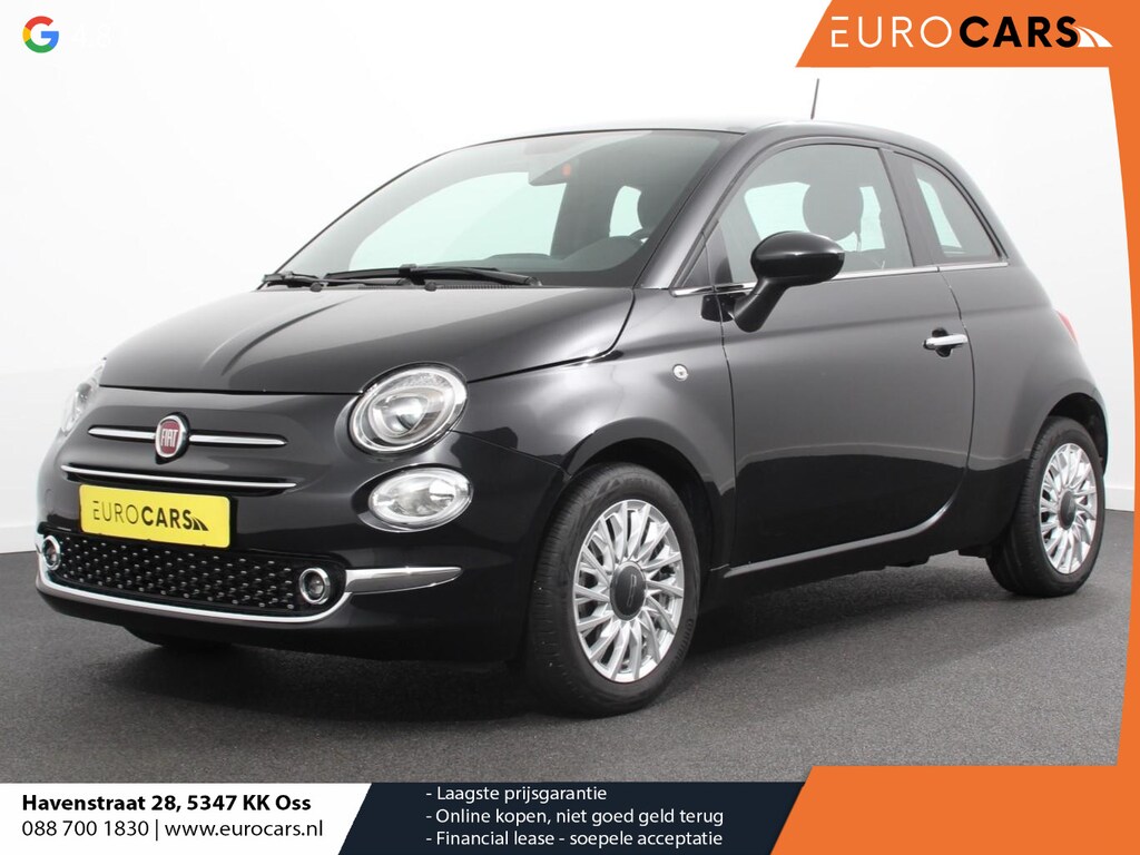 Fiat 500 1.0 Hybrid Dolcevita Finale Panorama dak Climate Control Cruise Control Navigatie Apple Carplay/Android Auto Dab Digitale Cockpit Parkeer Sensoren Lichtmetalen Velgen Led