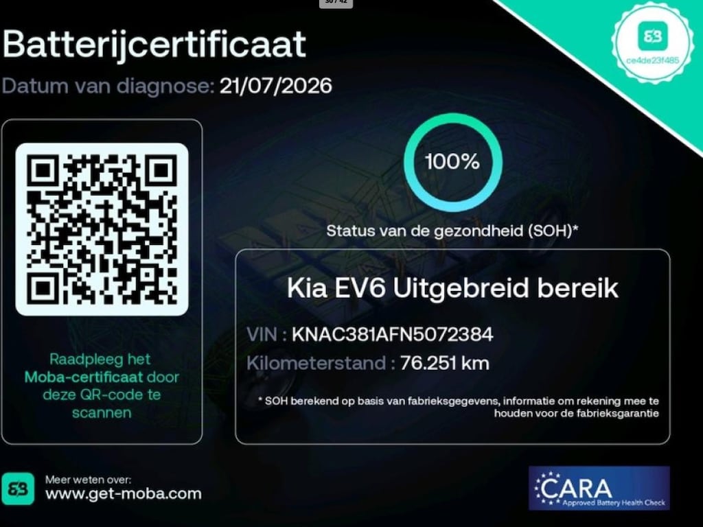 Kia EV6 Plus 77.4 kWh 100% SOH Meridian Sound|Memory|Dealer Onderhouden