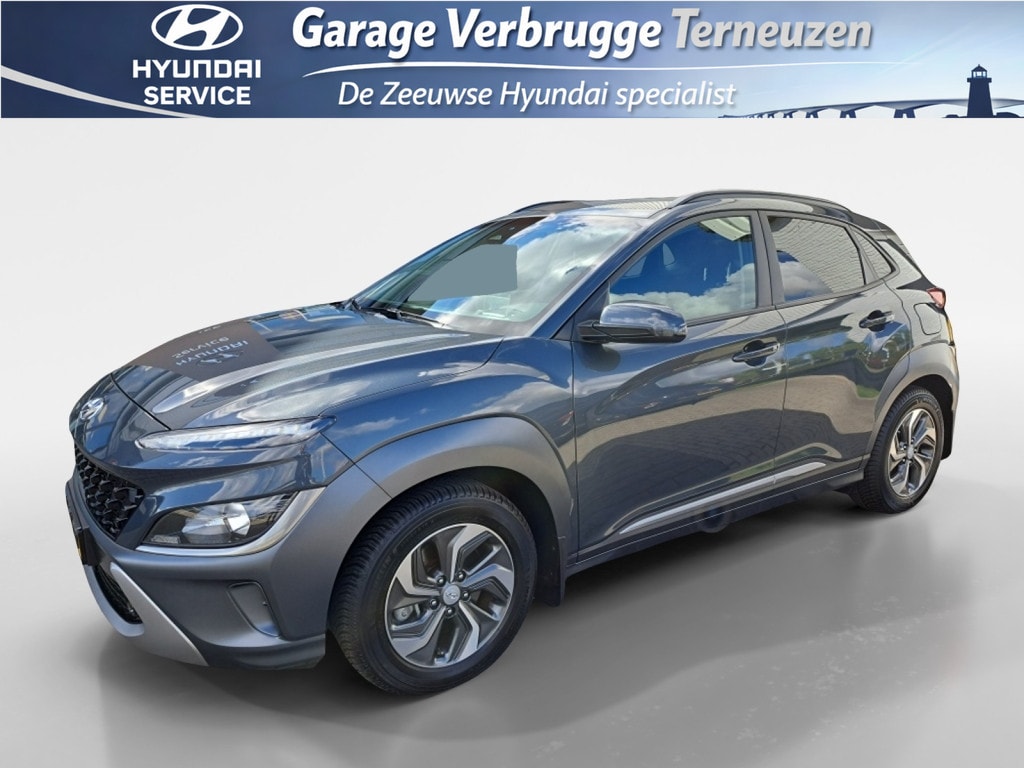 Hyundai Kona 1.6 GDI HEV Fashion | HUD | Navigatie | Camera | Airco (automatisch)