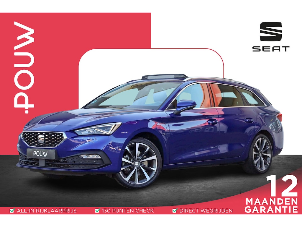 SEAT Leon Sportstourer 1.4 TSI eHybrid 204pk PHEV FR Business Intense | Panoramadak | Achteruitrijcamera | Stoelverwarming