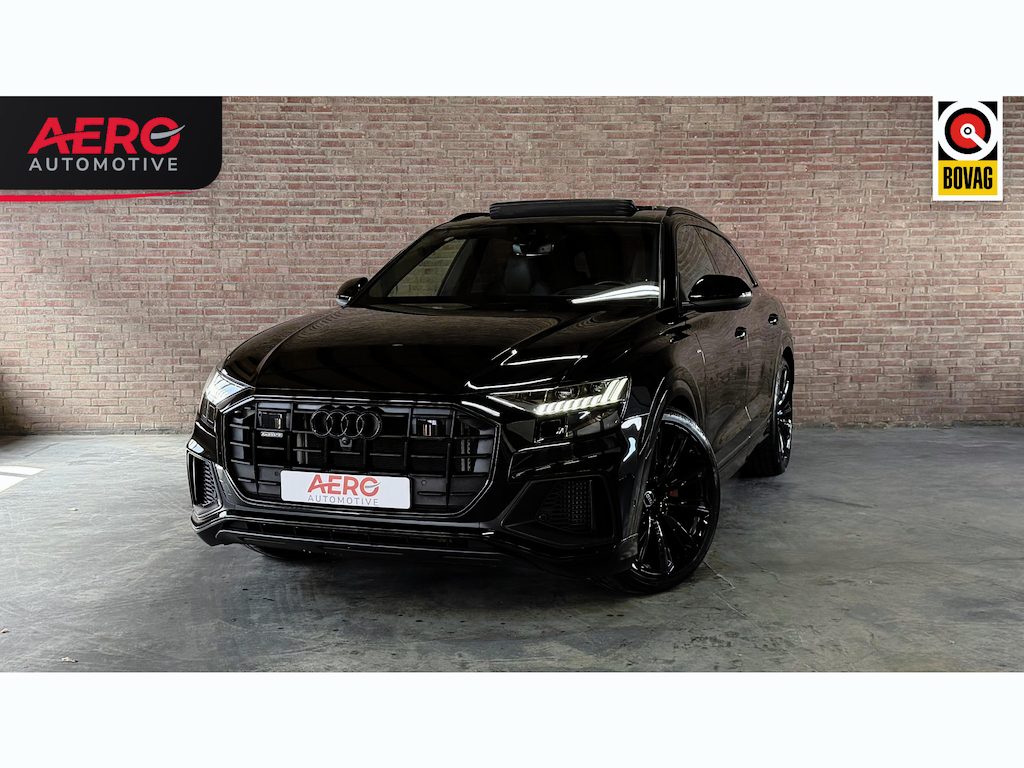 Audi Q8 60 TFSI e quattro Pro Line S Competition PHEV / HUD / Trekhaak / Pano / B&O/  360 camera / Matrix-Led /Memory / Stoelverwarming V+A / Zonwering