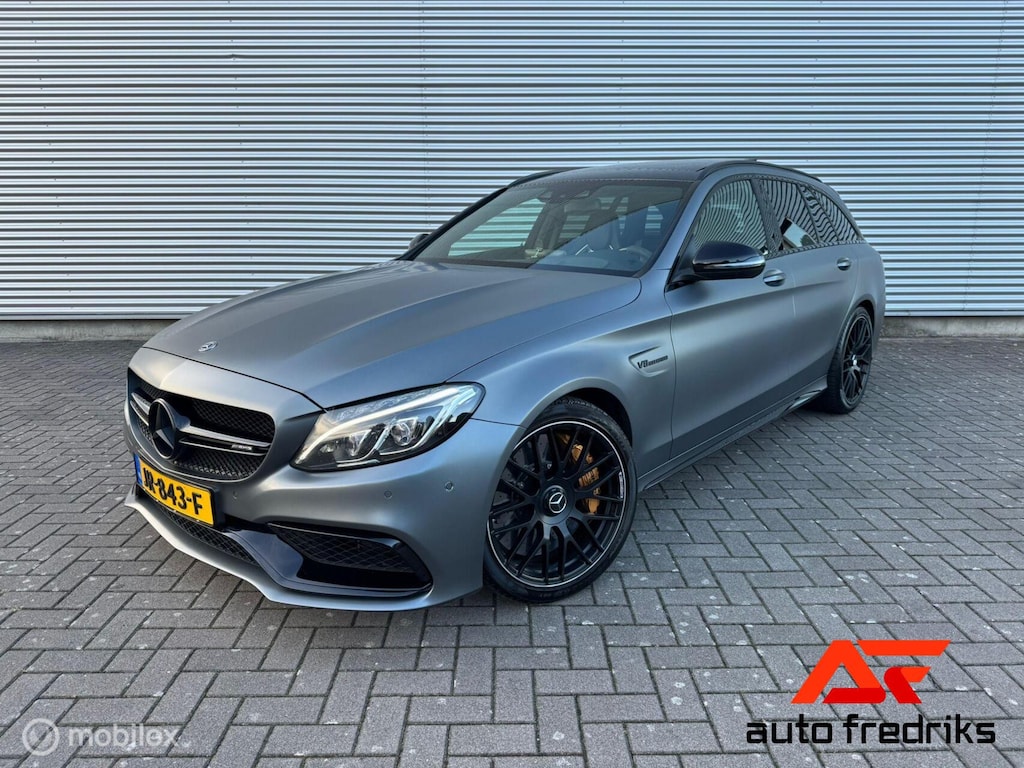 Mercedes-Benz C-klasse Estate AMG 63 S | Keramisch | Akrapovic | Origineel NL | Schaalstoelen |