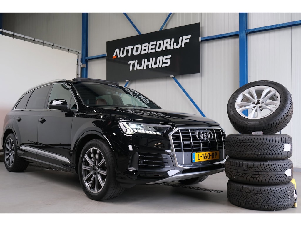 Audi Q7 55 TFSI e quattro Pro Line Plus - N.A.P. Airco, Cruise, Luchtvering, Panodak, Camera, Virtueel Display, Trekhaak.
