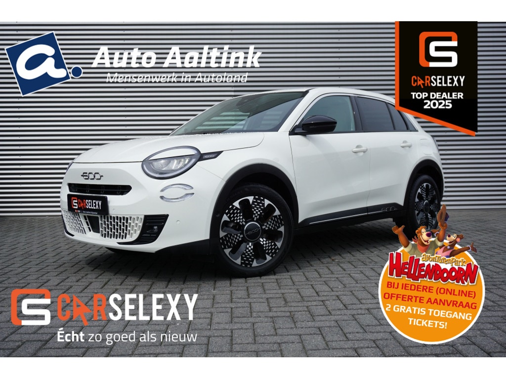 Fiat 600 Hybrid La Prima Automaat LEDER | CLIMA | MASSAGE | MEEST LUXE!