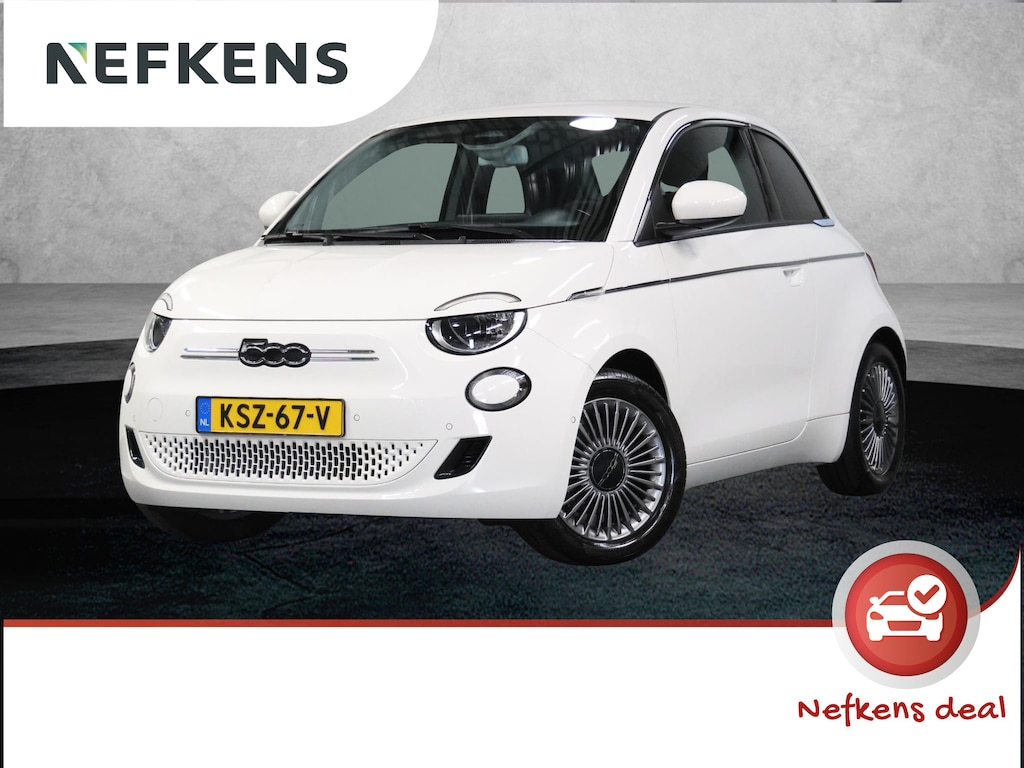 Fiat 500 Icon 42 kWh 118PK | 1ste eigenaar | AppleCarplay/AndroidAuto | Armsteun | Camera | Climate Control | Cruise Control | StoelVerwarming | Isofix | Parkeersensoren | DAB Radio |