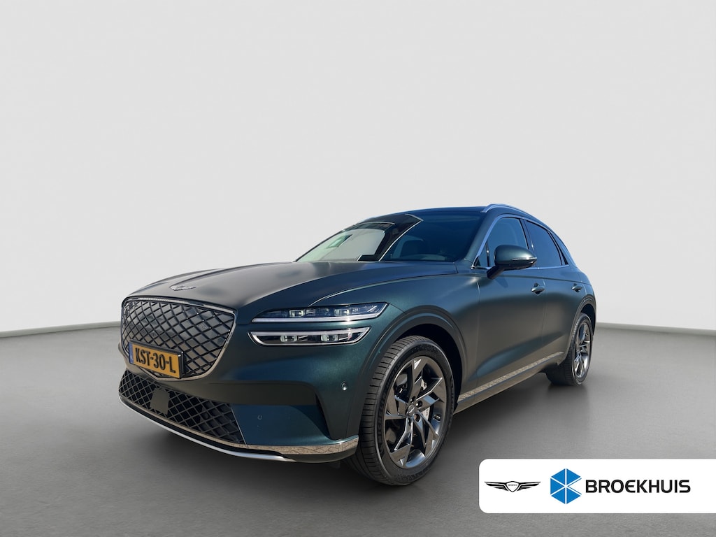 Genesis GV70 77kWh 490pk AWD Sport | SOH 100% | Stoelverwarming-verkoeling | Stuurverwarming | Panoramadak | 360 graden camera | Elektrische stoelen | Memory | 20'' lichtmetalen velgen
