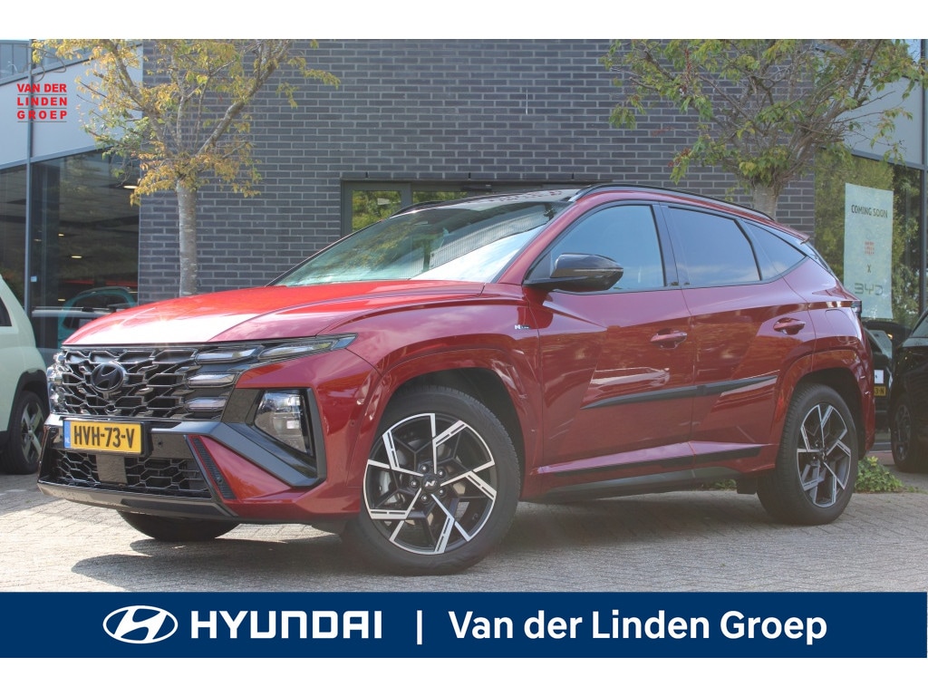 Hyundai Tucson 1.6 T-GDI N Line Sky HEV Pano/360 cam/19"/Pdc 2x/Wint/Trekh.