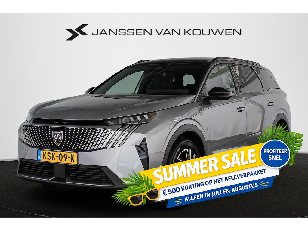 Peugeot 5008 1.2 Hybrid 145 GT 7p Stuur-Stoelverwarming 360-Camera Keyless Apple CarPlay