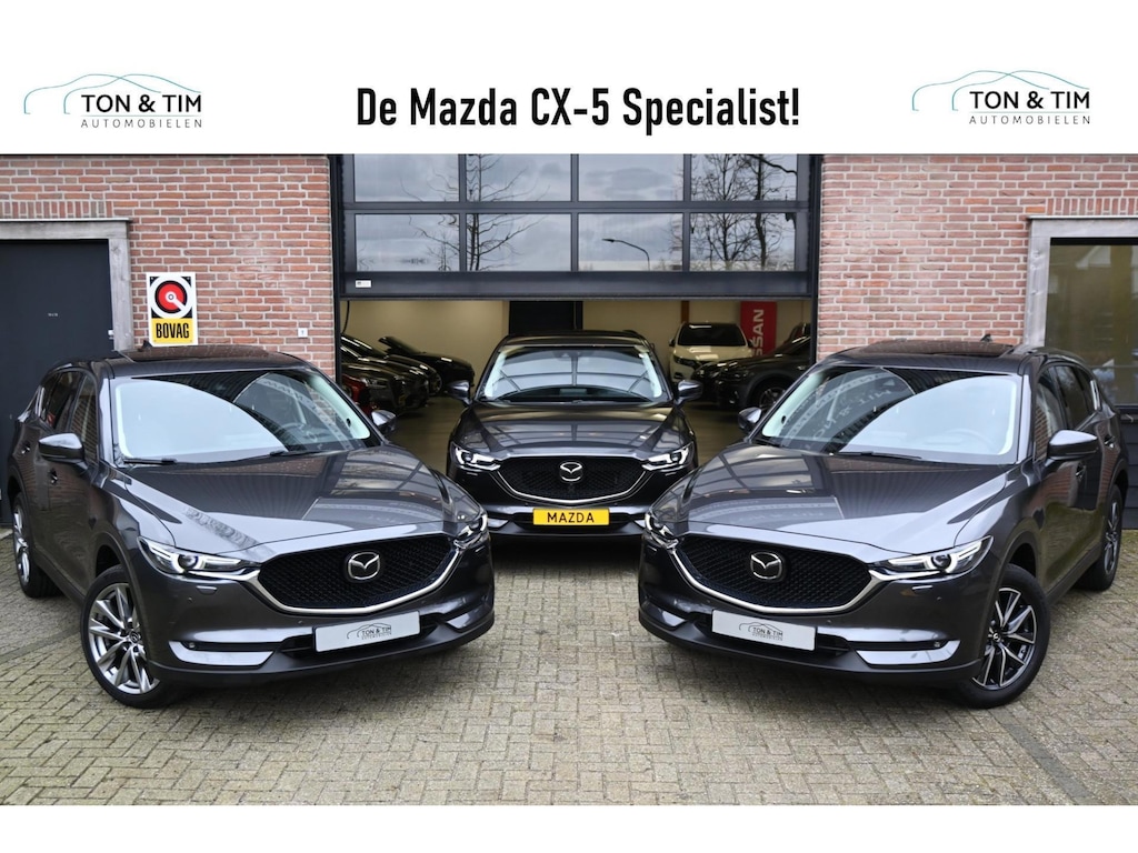 Mazda CX-5 2.5 SkyActiv-G 194 AWD Homura Trekhaak Leder BlackEd. '20