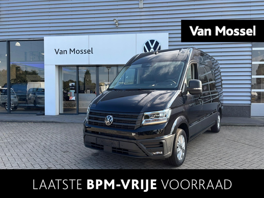 Volkswagen Crafter 35 2.0 TDI L3H3 Exclusive 140PK | Airco | Trekhaak | Navigatiesysteem met draadloos Apple Carplay/Android Auto | Adaptive Cruise Control | Bijrijdersbank |