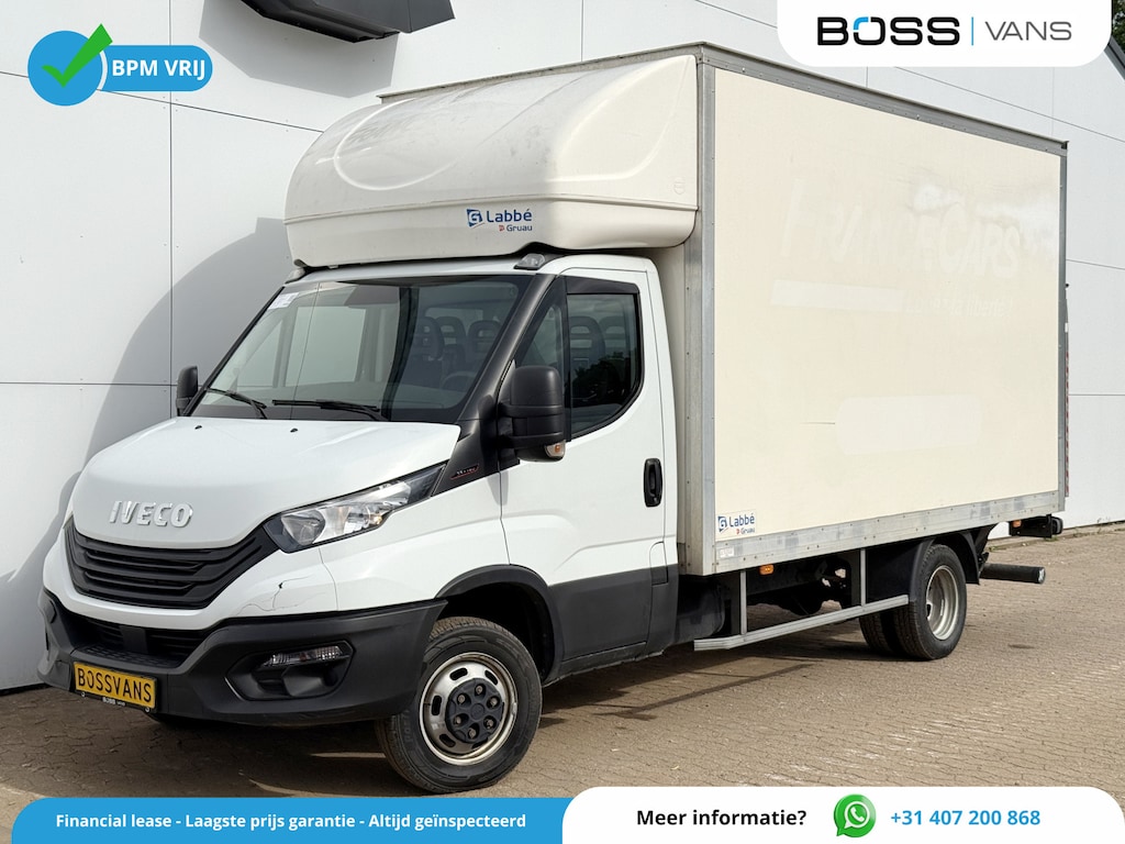 IVECO Daily 35C16 3.0 160PK Bakwagen Laadklep Zijdeur Camera Climate Control Bluetooth Luchtgeveerde stoel Meubelbak Koffer