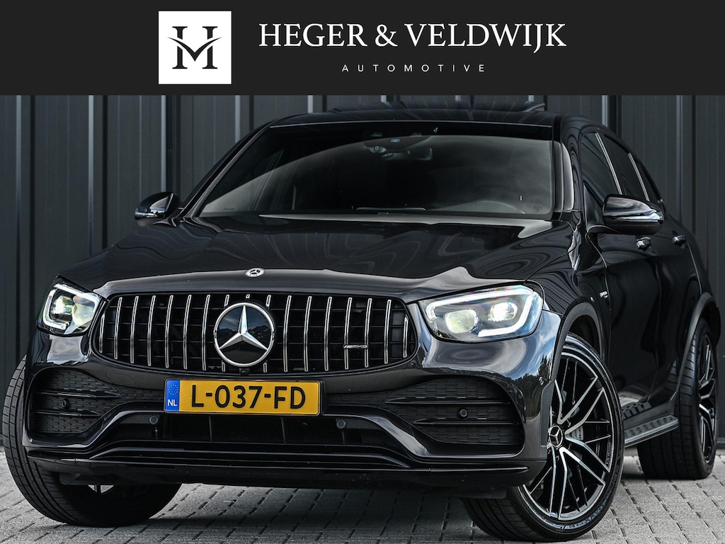 Mercedes-Benz GLC Coupe AMG 43 4MATIC Premium Plus | Panoramadak | Burmester | Camera | Stoelverwarming | Carbon Inleg | Luchtvering | Ambiance Interieur | Elektr. Verst. Stoelen |