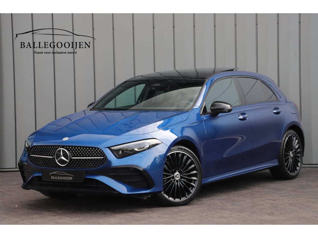 Mercedes-Benz A-klasse 250e AMG | 218PK | Head-up | Memory | Keyless-go | Sfeerverlichting | Distronic+ | Pano | Multibeam | Standkachel | 2024.