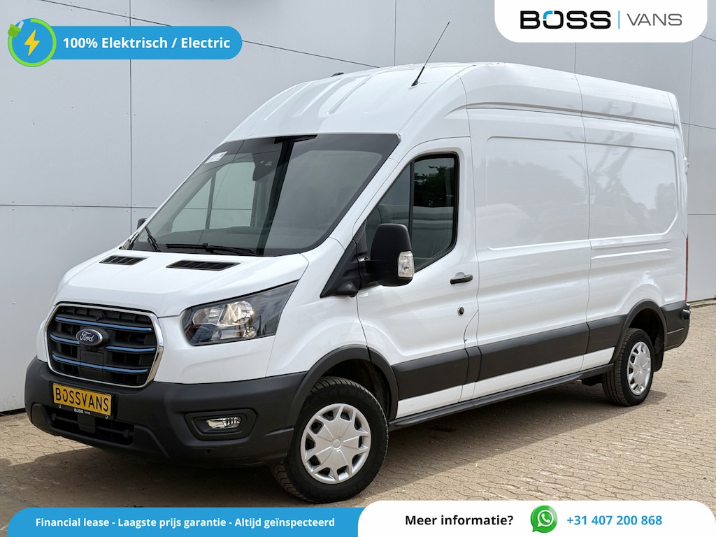 Ford E-Transit 68kWh 184PK L3H3 317km WLTP 96.4% (SOH) BEV Snelladen Camera Cruise control Climate control Carplay Navigatie Laadkabel Parkeersensoren
