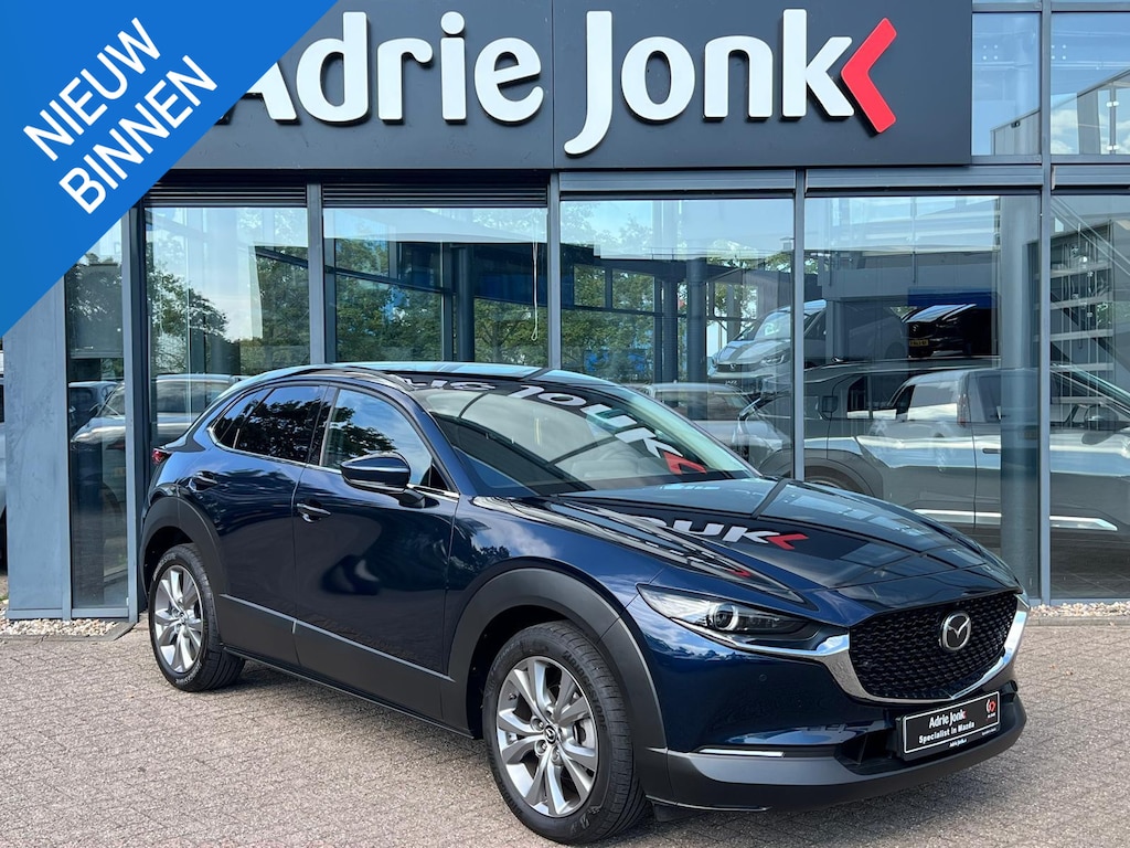 Mazda CX-30 2.5 e-SkyActiv-G M Hybrid Takumi AUTOMAAT | LEDER | 360gr CAMERA | Bose AUDIO | MEEST LUXE UITVOERING | * 6JR GARANTIE |
