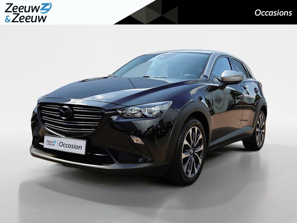 Mazda CX-3 2.0 SkyActiv-G 121 Sportive | Trekhaak | Achteruitrijcamera + Dashcam voor en achter | Navigatie | stoelverwarming | Cruise Control | Carplay | LM Velgen | 12 Maanden BOVAG Garantie |