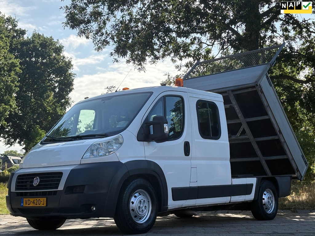 Fiat Ducato FIAT |Kipper|kieper|CNG|NAP|airco|5 zitplaatsen|bluetooth|parkeersensoren achter|elektrisch pakket
