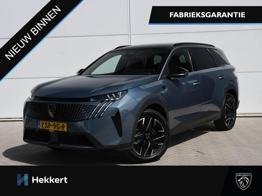 Peugeot 5008 GT 1.2 Hybrid 145pk Automaat 7-Persoons NAVI | ADAP. CRUISE | ELEK. ACHTERKLEP | 360 CAMERA | STOEL/STUURVERWARMING