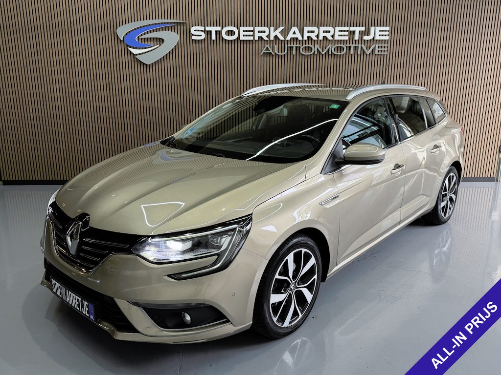 Renault Megane Estate 1.3 TCe 130pk Bose | Groot Navi | Camera | Led | Cruise control | Carplay | Trekhaak 100% onderhouden