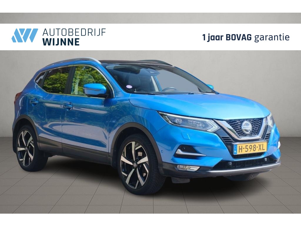 Nissan Qashqai 1.3 DIG-T 140pk Tekna | Navi | App Connect | Climate | Cruise | Panoramadak | 360° Camera | Keyless | Winter Pakket | Trekhaak