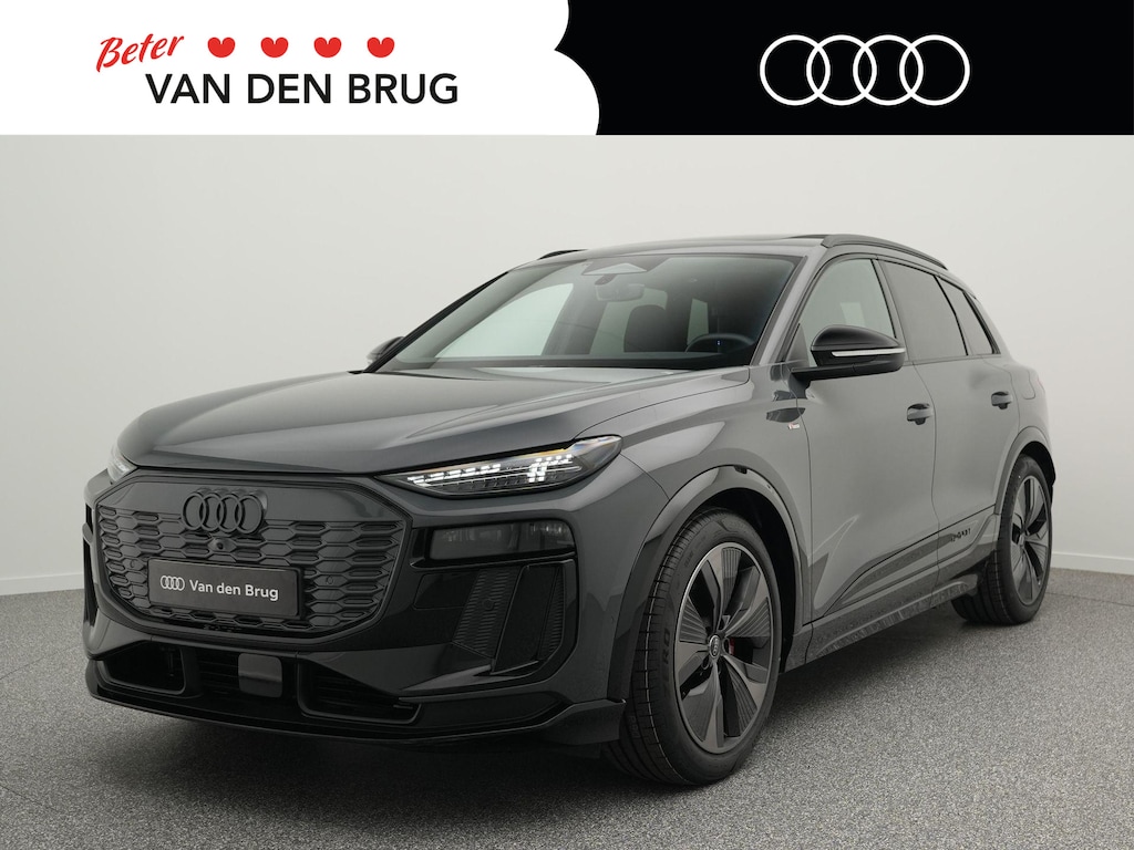 Audi Q6 e-tron edition 83 kWh 252 PK | Leder | Panoramadak | Verlengde fabrieksgarantie |Elektrische Trekhaak | Elektrisch Verstelbare Stoelen | Stoel & Stuurverwarming | 360 Camera | Side Assist |
