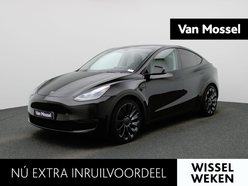 Tesla Model Y Performance AWD 75 kWh | PANORAMADAK | ACHTERUITRIJCAMERA | STOELVERWARMING | STUURWIELVERWARMING | PARKEERSENSOREN | ELEKTRISCHE STOELEN | NAVIGATIE | LED VERLICHTING |