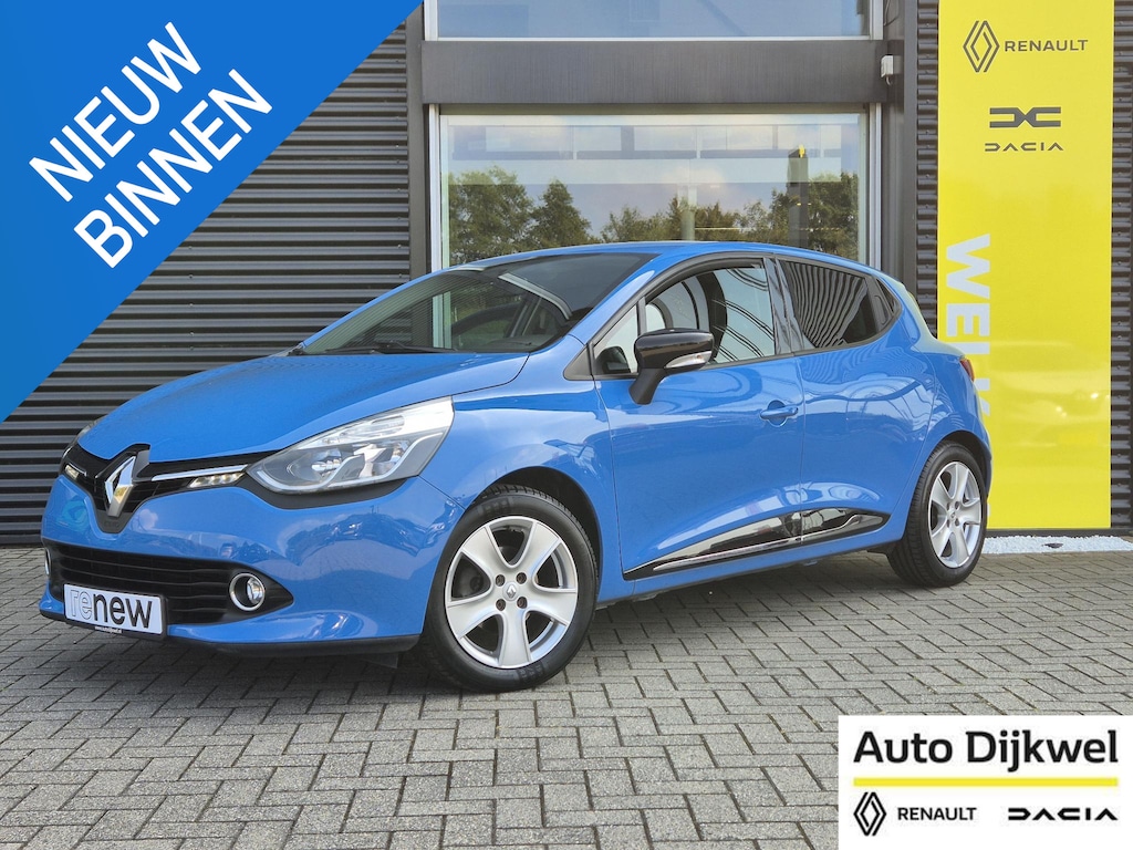 Renault Clio TCe 90 Eco2 Expression Airco, P-sensoren, Trekhaak, Bluetooth, Cruise Control, Navigatie, LM Velgen