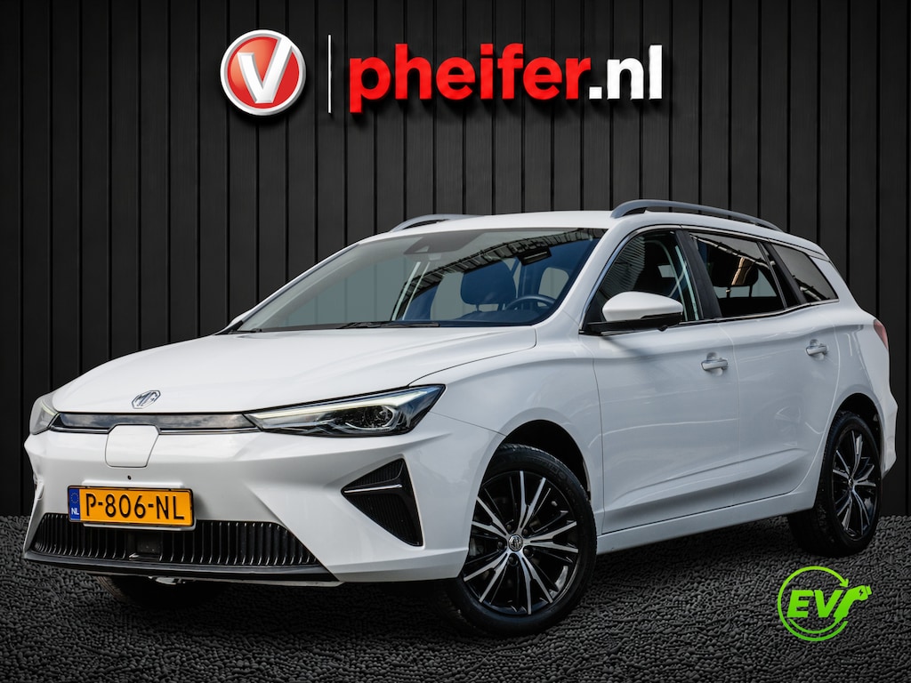 MG MG5 Electric Standard Range Luxury 50 kWh Leer/ 360 Camera/ Stoelverwarming/ Adapt. cruise/ Carplay/ Navigatie/ Full led