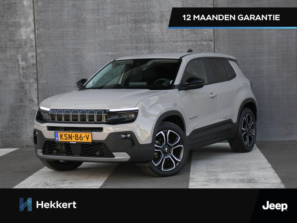 Jeep Avenger Summit 1.2 e-Hybrid 110pk Automaat JBL | ELEK. ACHTERKLEP | DODE HOEK | NAVI | CAMERA | PRIVACY GLASS