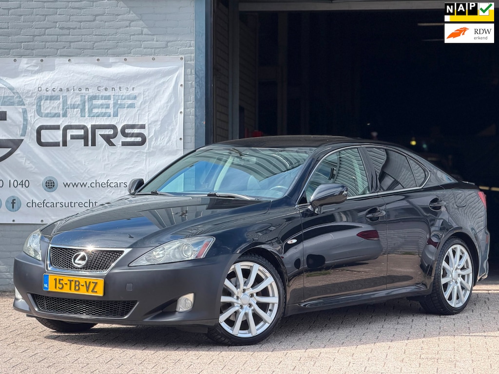 Lexus IS 250|NAP|AUTOMAAT|LEER|NAVI|STOELV+K|DEALEROH|NWEAPK!