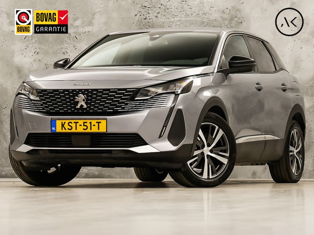Peugeot 3008 1.6 HYbrid 225 Allure Sport 225Pk Automaat (APPLE CARPLAY, GROOT NAVI, 360 CAMERA, SPORTSTOELEN, LEDER, KEYLESS, GETINT GLAS, LANE ASSIST, NIEUWSTAAT)