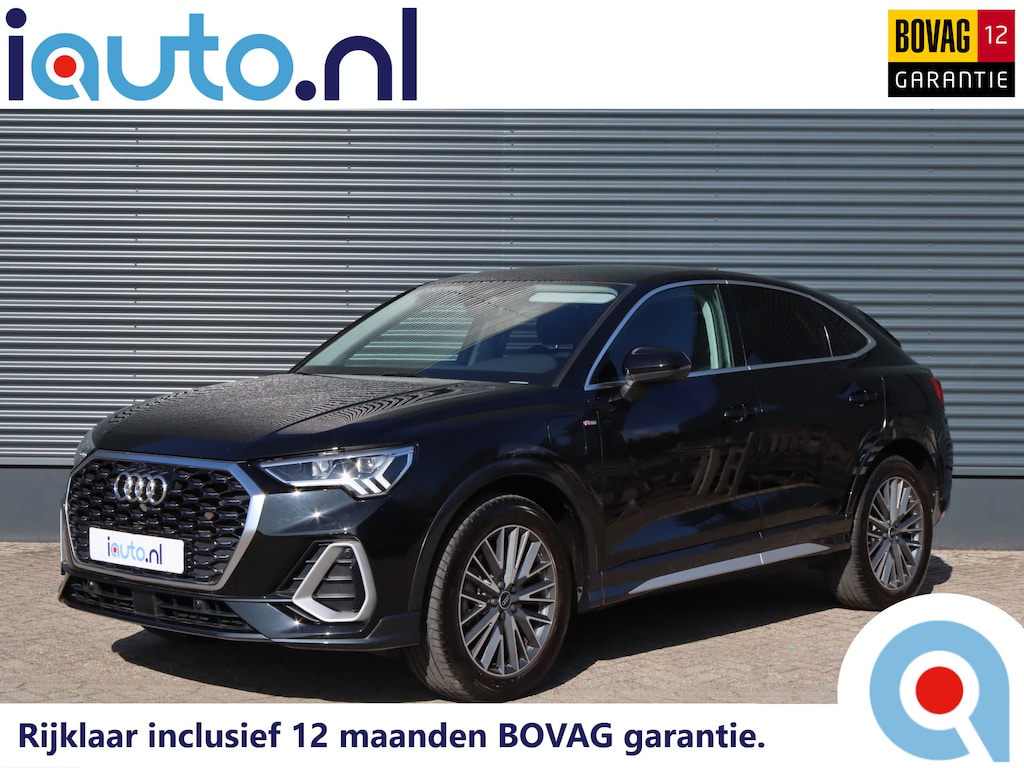 Audi Q3 Sportback 45 TFSI e S-Line LED/MMI Plus/Camera/CarPlay/Dodehoek/Elek. klep/ACC/Sfeer/19"