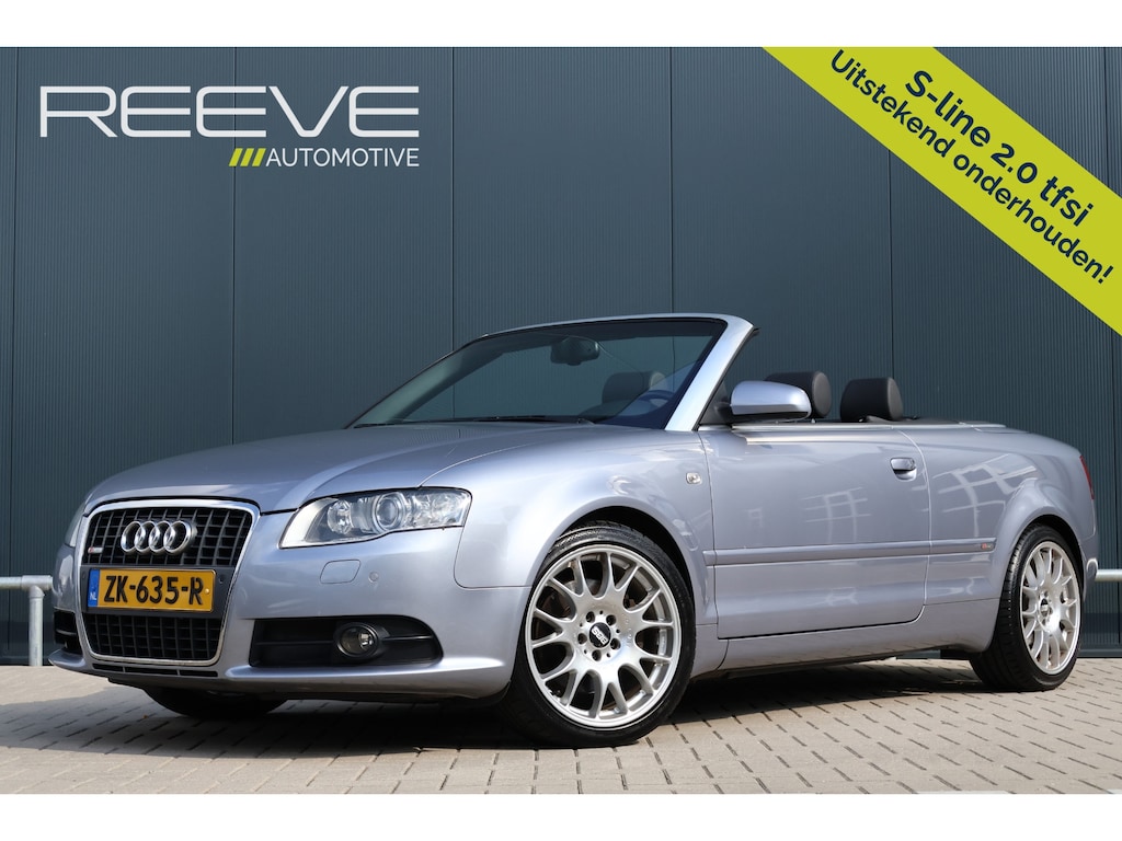 Audi A4 Cabriolet 2.0 TFSI S-Line Exclusive Automaat 200pk | Leer | Xenon | Stoelverwarming | Cruise