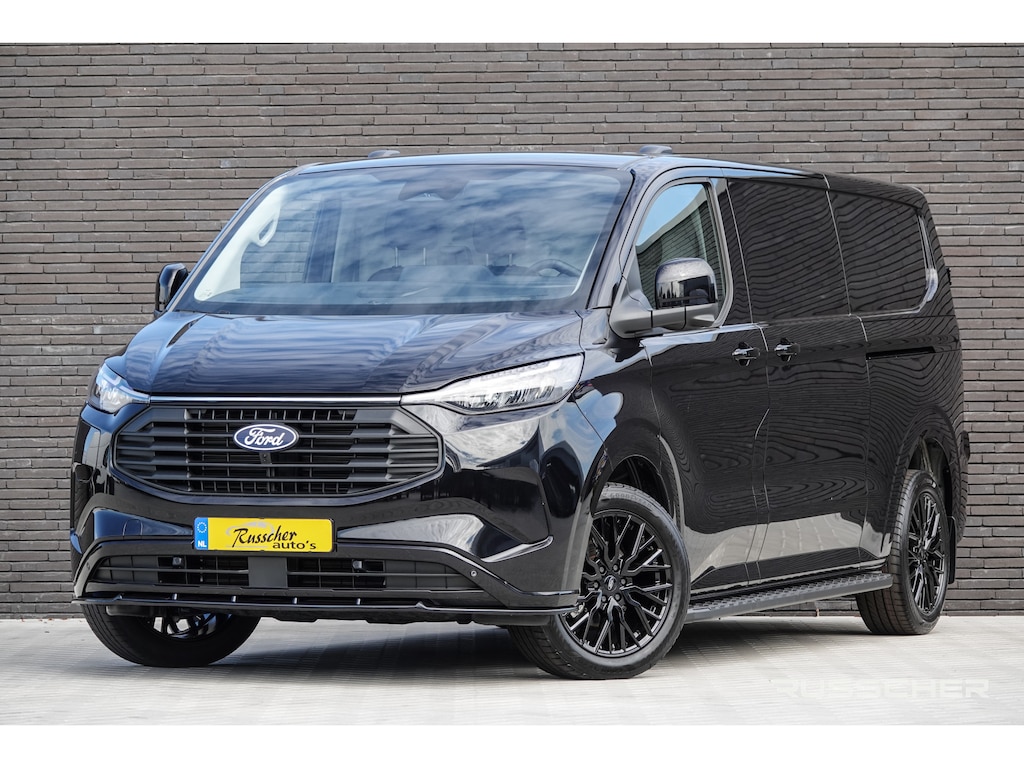 Ford Transit Custom L2H1 2.5PHEV 233Pk Aut. | Limited | Plug-In Hybrid | 360° Camera | 2x Schuifdeur | Spoilerpack | 19'' | Agate Black