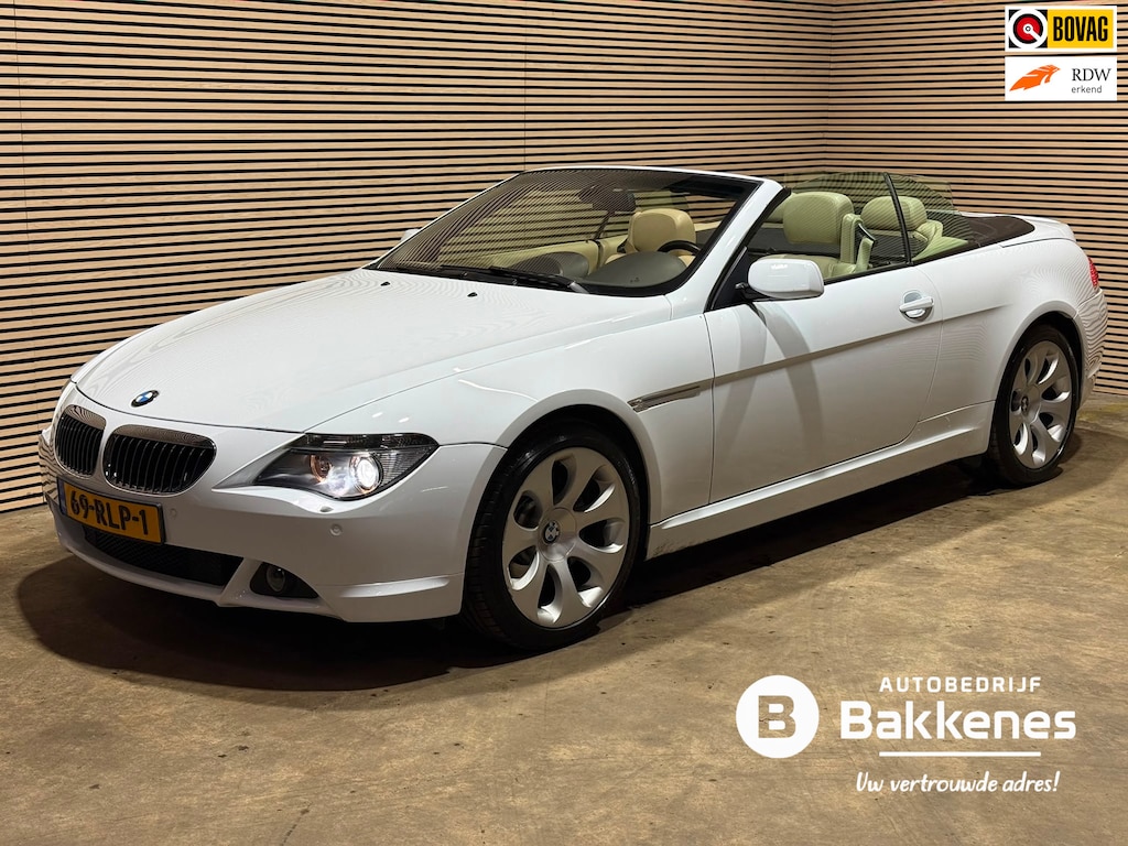 BMW 6-Serie Cabrio 645Ci | 8 cilinder | Airco | Cruise | Xenon