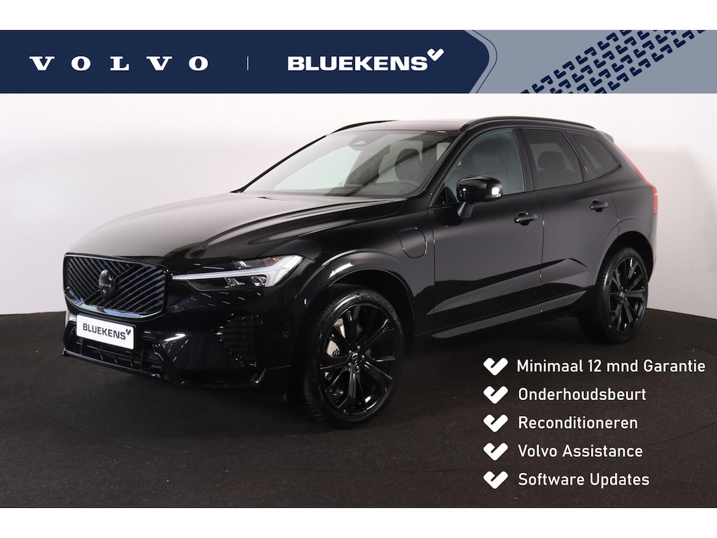 Volvo XC60 T6 Recharge AWD Plus Black Edition - Panorama/schuifdak - IntelliSafe Assist & Surround - 360º Camera - Harman/Kardon audio - Verwarmde voorstoelen, stuur & achterbank - Parkeersensoren voor & achter - Elektr. bedienb. voorstoelen met geheugen - Head up display - Draadloze tel. lader - Extra getint glas - 21' LMV