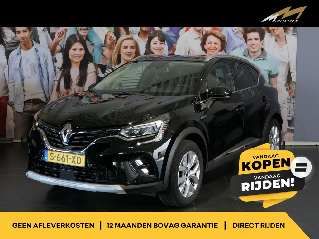 Renault Captur 1.0 TCe 90 Intens - Occasion Lease vanaf €549 p/m - Camera - Dakrails - Sensor V+A - Apple carplay/Android auto