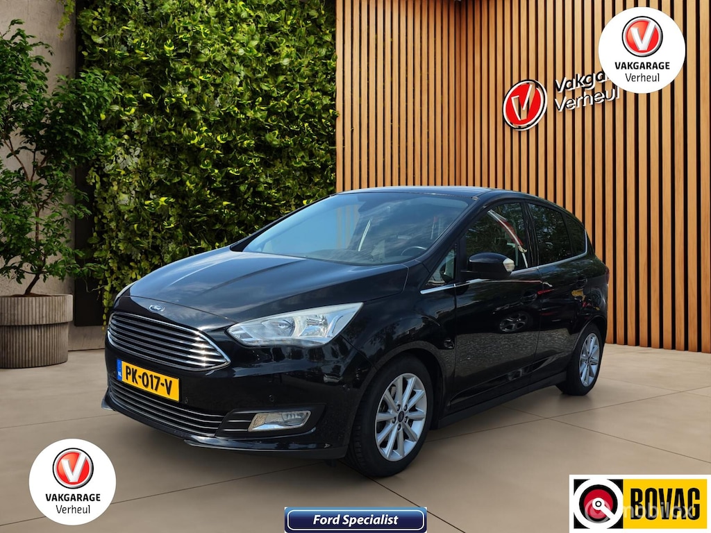 Ford C-Max 1.0 Titanium 125Pk ✅Navi ✅Boekjes ✅Vol Opties!