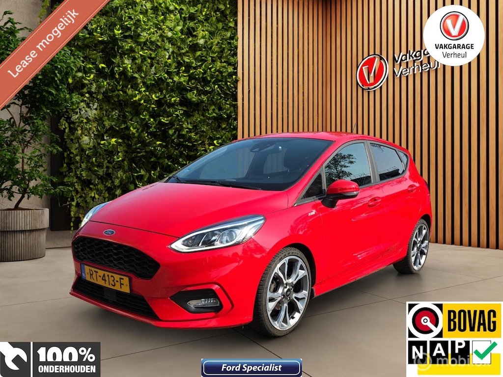 Ford Fiesta 1.0 EcoBoost 101Pk ✅ST-Line ✅5Drs ✅Boekjes ✅Nap
