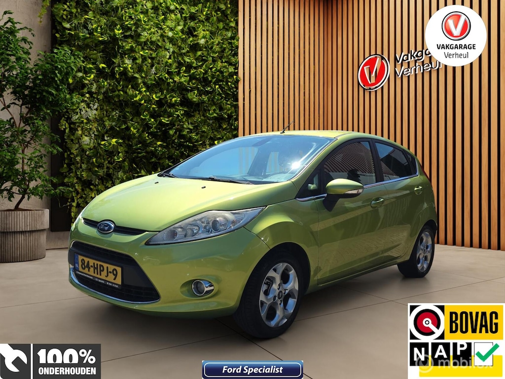 Ford Fiesta 1.25 Titanium 82pk ✅Cruise ✅Clima ✅Boekjes ✅Nap