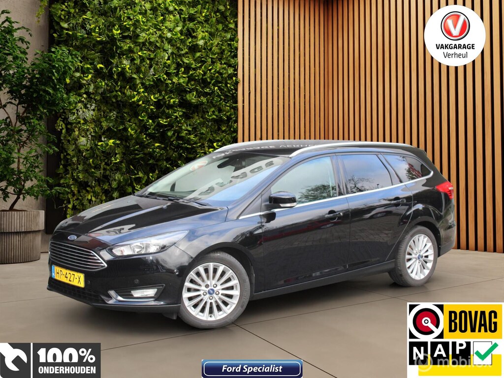 Ford Focus Wagon 1.0 Titanium 125Pk ✅Trekhaak ✅Nav ✅Nap