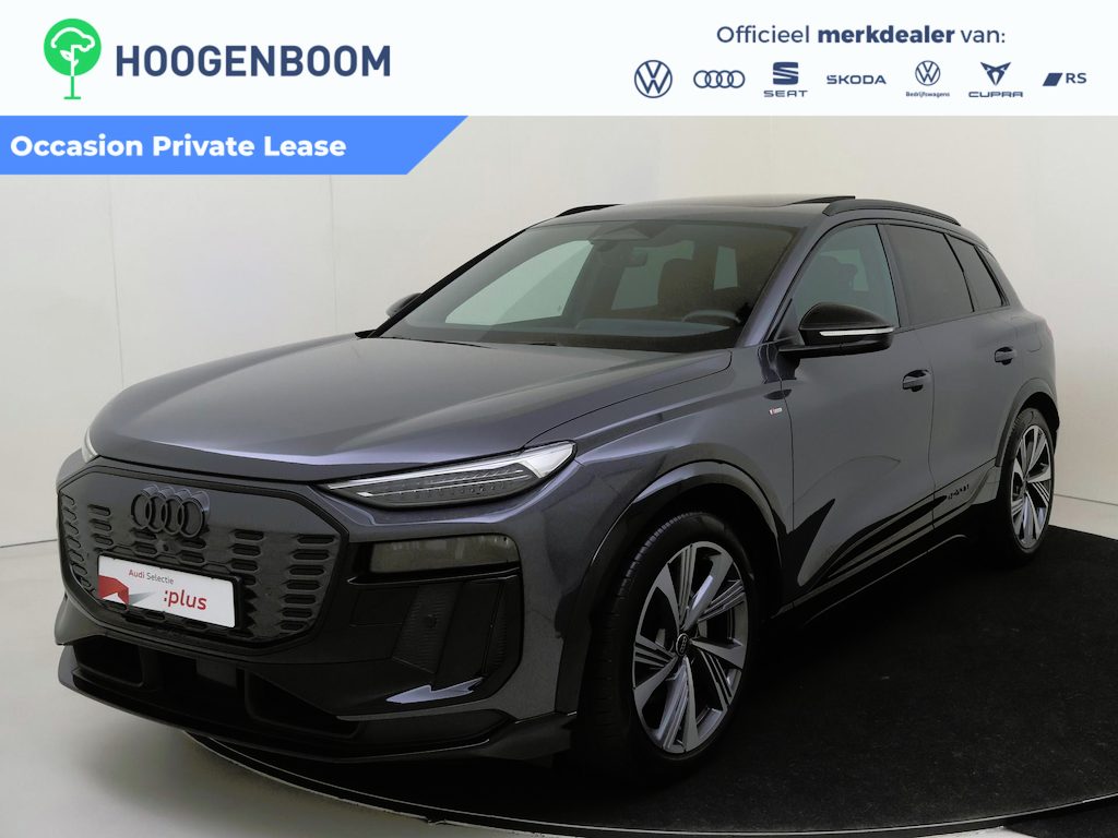 Audi Q6 e-tron Q6 100 kWh | SoH 97% | Panoramadak | Sportstoelen Plus | Luchtvering | Bang & Olufsen | Head-up display | Display passagierszijde | 360 camera |