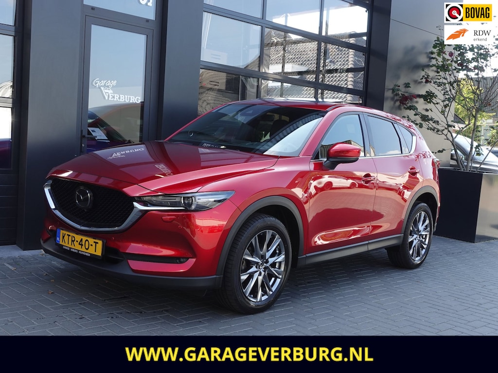 Mazda CX-5 2.5 SkyActiv-G 194 Signature (Navi/Carplay,Camera360,AdaptiveCruise,Zonnedak,HUD,Keyless,Stoel+stuurverwarming)