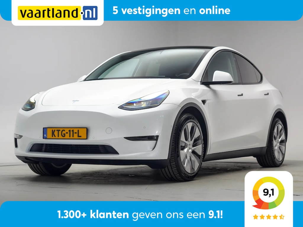 Tesla Model Y Long Range Dual Motor AWD [ FSD Pano Leder Stuur-&stoelverwarming ]