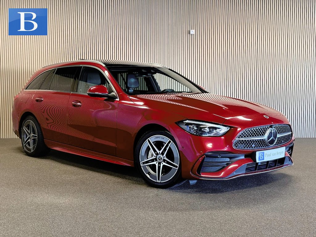 Mercedes-Benz C-klasse Estate 220D AMG STYLING-PANORAMA-MEMORY-HEAD UP-360 CAMERA-COMPLEET