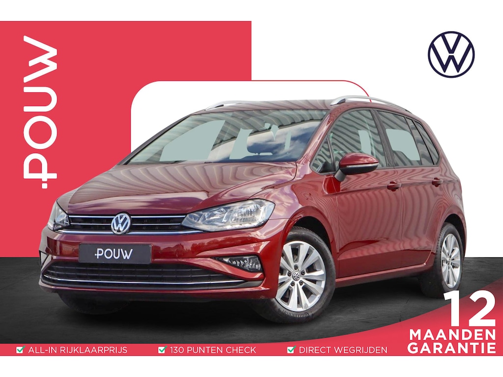 Volkswagen Golf Sportsvan 1.0 TSI 110pk DSG Comfortline | Trekhaak | Adaptive Cruise | Navigatie | Achteruitrijcamera | 16'' Velgen