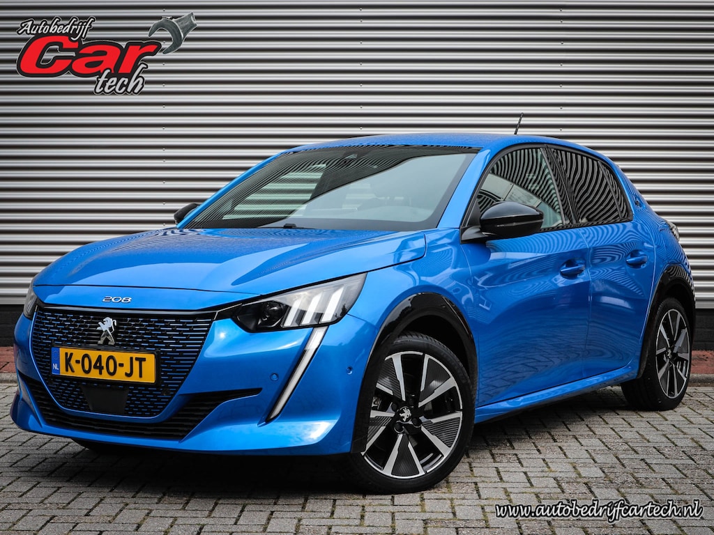 Peugeot e-208 EV GT 350 50 kWh Clima | Adaptive cruise | 360 graden camera | Pdc | Half Leer | Stoelverwarming Soh 100% || Led | 3 fase lader